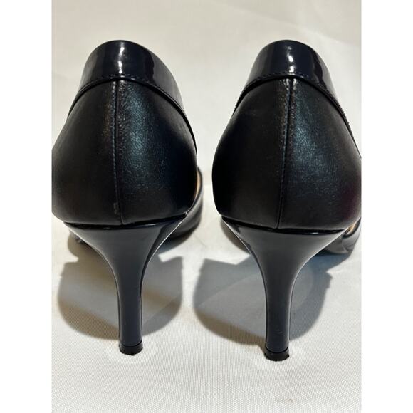 Life Stride Soft System Saldana Navy D'Orsay Heels Womens sz 9 Comfort Career - Picture 5 of 9